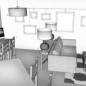 office and living room mood boards