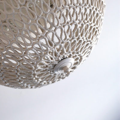 DIY Folded Rope Dome Pendant Light How To