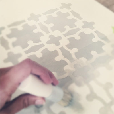 Humpday Giveaway: Fretwork Inspired Stencil