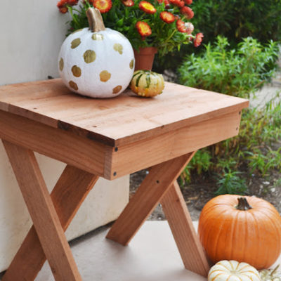 Fall Porch and Outdoor X table