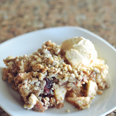 Healthier Apple Crisp