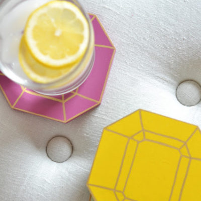 DIY Christmas Gifts: Jewel Coasters