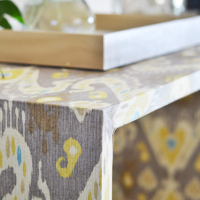Fabric Wrapped Table Continued