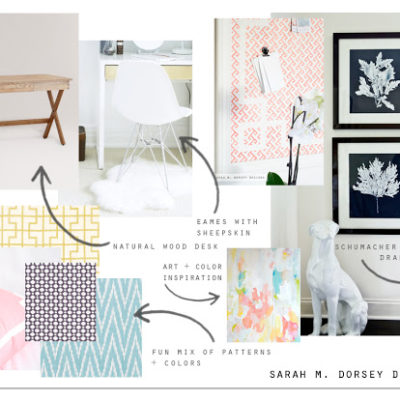 Living Room + Office Updated Mood Board