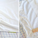 How to Make Standard Shams out of King Pillowcases + How Not to Add Trim