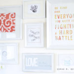 Gallery Wall and Free Printables!