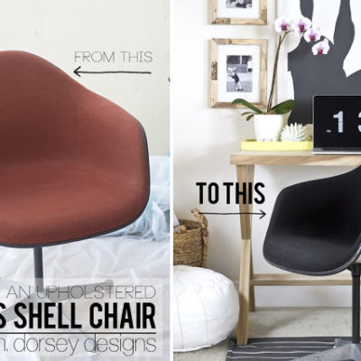 Dyeing an Upholstered Eames Shell Chair