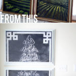 Panel Paintings to Chalkboard | Contributing Post at Infarrantly Creative