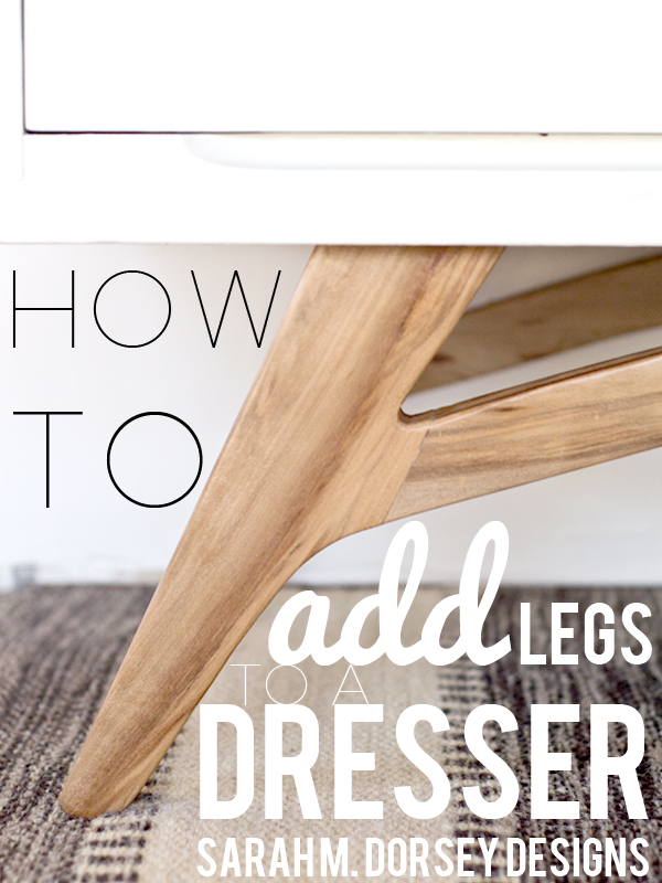 legs for a dresser