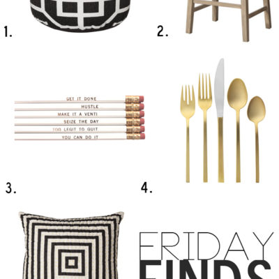 Friday Finds + Sneak Peek for Monday