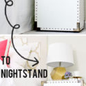 End Table to Nightstand | Pottery Barn Ludlow Trunk Knockoff.