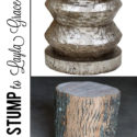 Tree Stump to Layla Grace Side Table