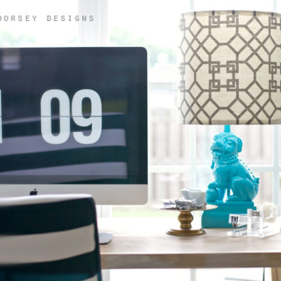 Foo Dog Lamp + DIY Lampshade Kit