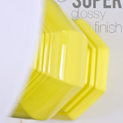 Super Glossy Yellow Lamps + TN Living Room Sneak Peek