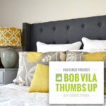DIY Tufted Headboard with Nailhead and Wings | Bob Vila Thumbs Up Competition
