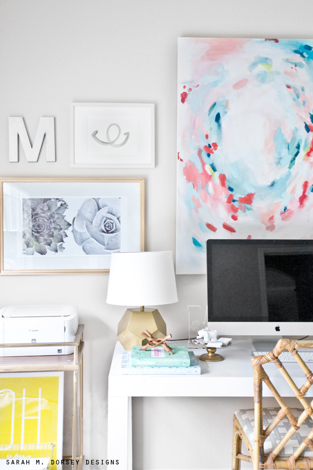 DIY Parsons Desk | Tutorial - Dorsey Designs