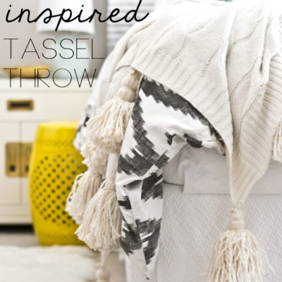 DIY Anthro Inspired Tassel Throw | Tutorial
