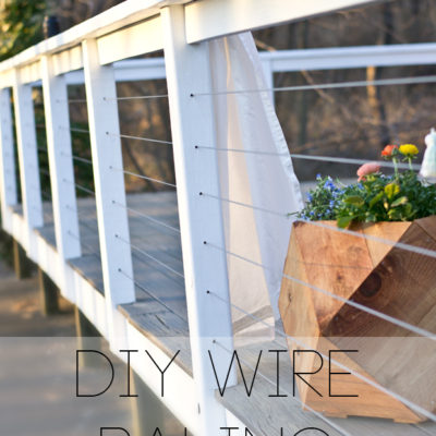 DIY Wire Railing | Tutorial