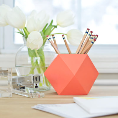 Geometric Pencil Cups at Dream Green DIY