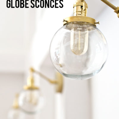 DIY Brass Sconce