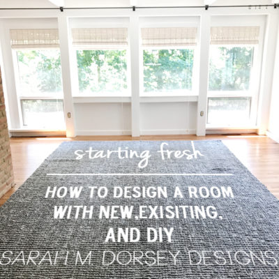 Starting Fresh | Living Room | Designing a Room How To