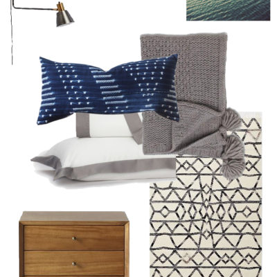 Guest Room Mood Board + Plans