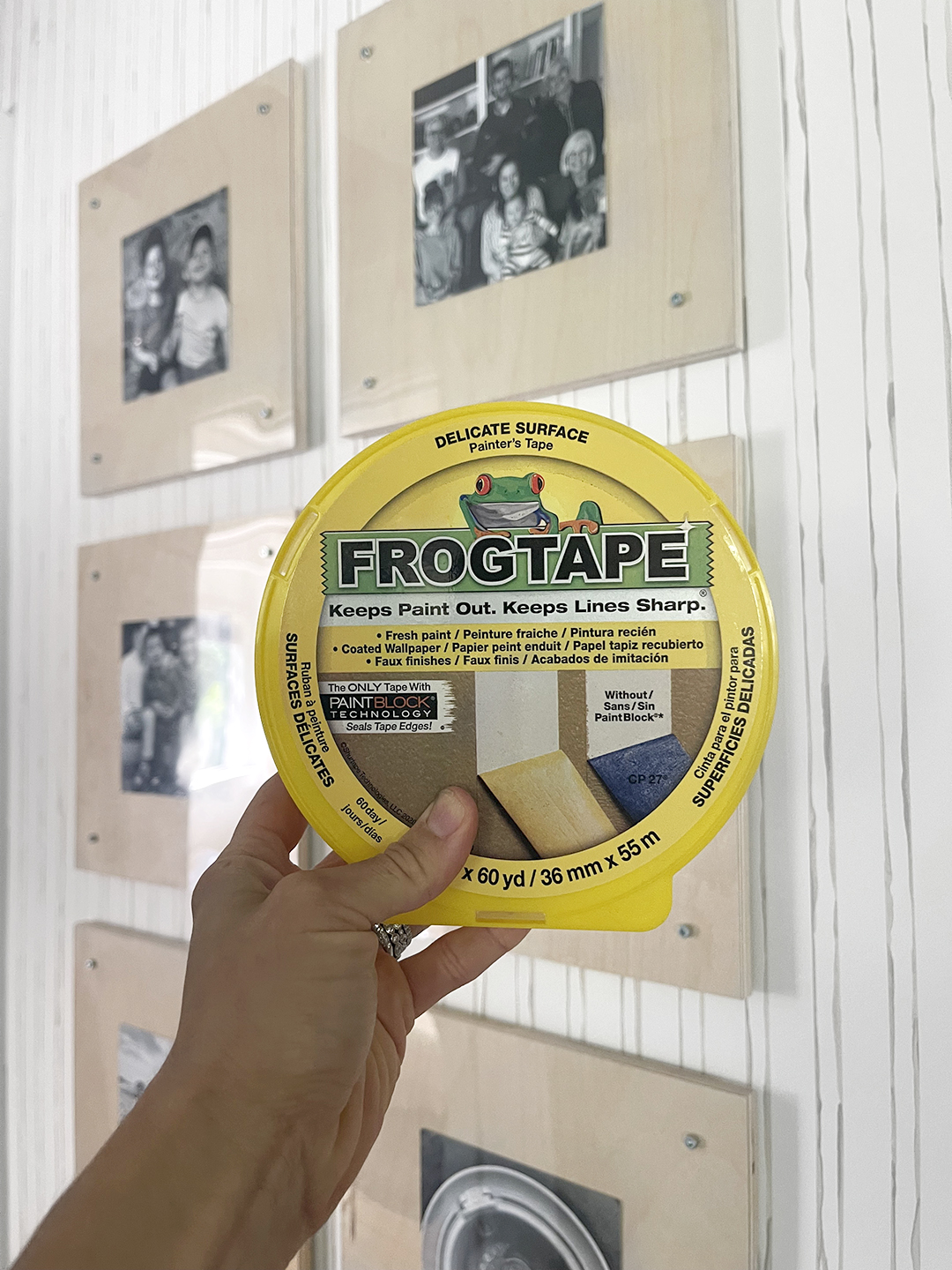 Color Block Entry Wall  Frog Tape 2021 DIY Influencer - Dorsey